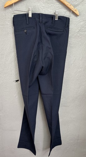 Sears & Roebuck Perma Prest Pants Slacks Boys Size W28 L30 Vintage 1960s Blue - Picture 2 of 6