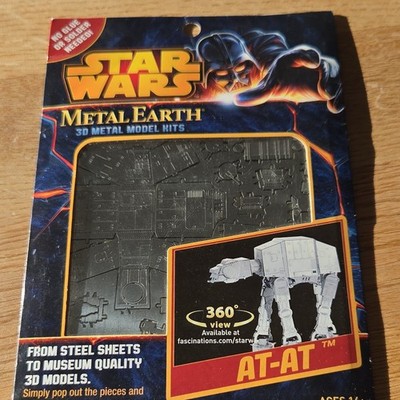 Metal Earth Star Wars AT-AT 3D Metall Bausatz Silber MMS252 Kit ab 14 Jahren