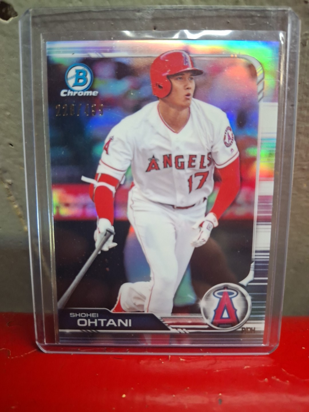2019 Bowman Chrome Shohei Ohtani 228/499 LA Angels Refractor #50