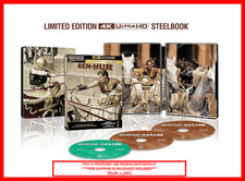 BEN-HUR 1959 4K BD DIGITAL STEELBOOK 02/17/26 FREE SHIP   PRESALE