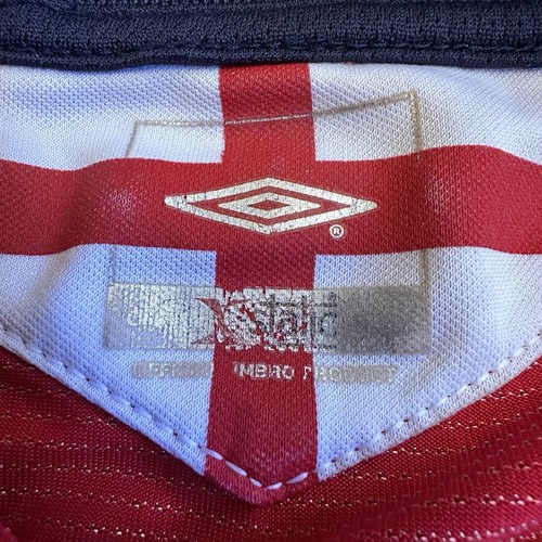 England Football Shirt Red Away Kit Umbro Long Sleeved 2004/06 XL - Picture 4 of 9