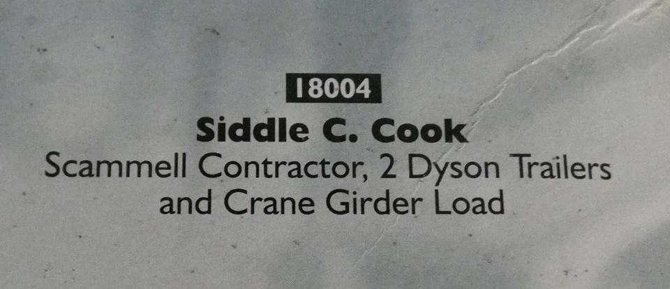 Corgi Heavy Haulage 1:50 18004 Scammell Contractor Dyson Crane Siddle C Cook - Image 4 of 4