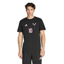 adidas Mens Messi Name Number Graphic T Shirt