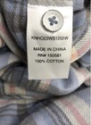 Flag & Anthem x Kittenish Women's Blue Plaid Flannel Button Down Shirt NWT Sz XS — photo 4