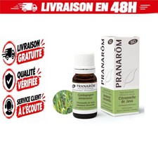 Pranarôm Huile Essentielle Citronnelle de Java Bio 10 ml Pure