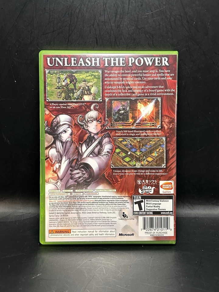 Culdcept Saga (Microsoft Xbox 360, 2008) COMPLETE TESTED - Image 4 of 4