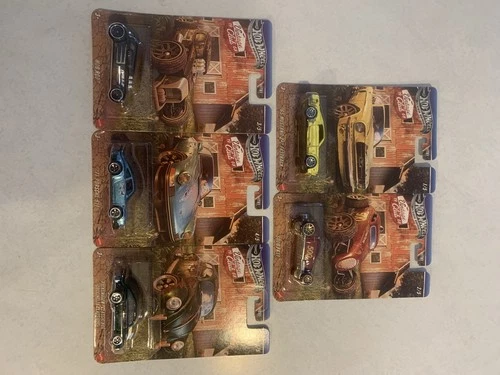 "VINTAGE CLUB" 5 PIECE SET H "SILVER" SERIES DIECAST BY HOT WHEELS HRT81-956H