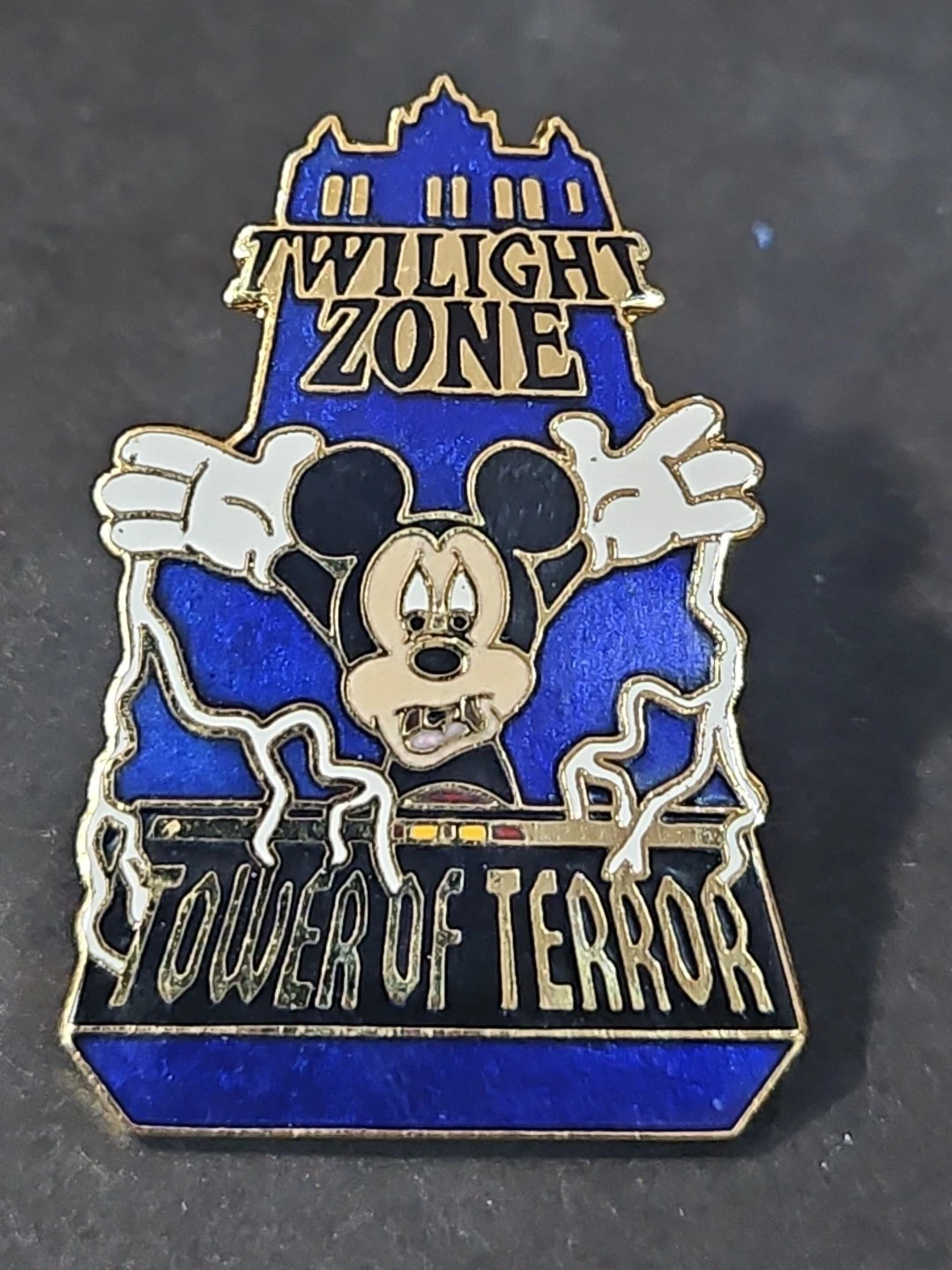 Disney Pin MGM Studios Twilight Zone Tower of Terror with Mickey Mouse