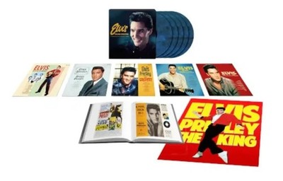 Elvis Presley - The King Collected 5LP 12'' Colored Vinyl Record + Book + Poster