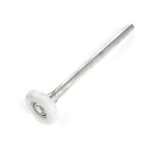 2 x Garage Door Rollers 2" Nylon Roller 4.25" Stem White