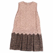 Dolce & Gabbana Dress Sleeveless Lace Alpaca Wool Womens 40 (M) Used MOLO-0