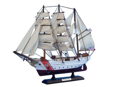 Wooden United States Coast Guard USCG Eagle Model Ship 15''''