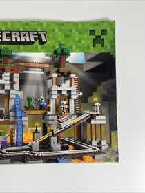 Lego Minecraft 21118 The Mine Instruction Manuals 1 and 2 Only