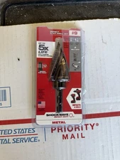 MilwaukeeSHOCKWAVE 7/8 in. - 1-1/8 in. #9 Impact-Rated Titanium Step Drill Bit