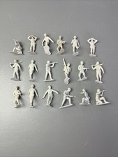 Marx WWII German Infantry 1/32 Light Gray Lot Of 18 Figures 54mm Vintage 3