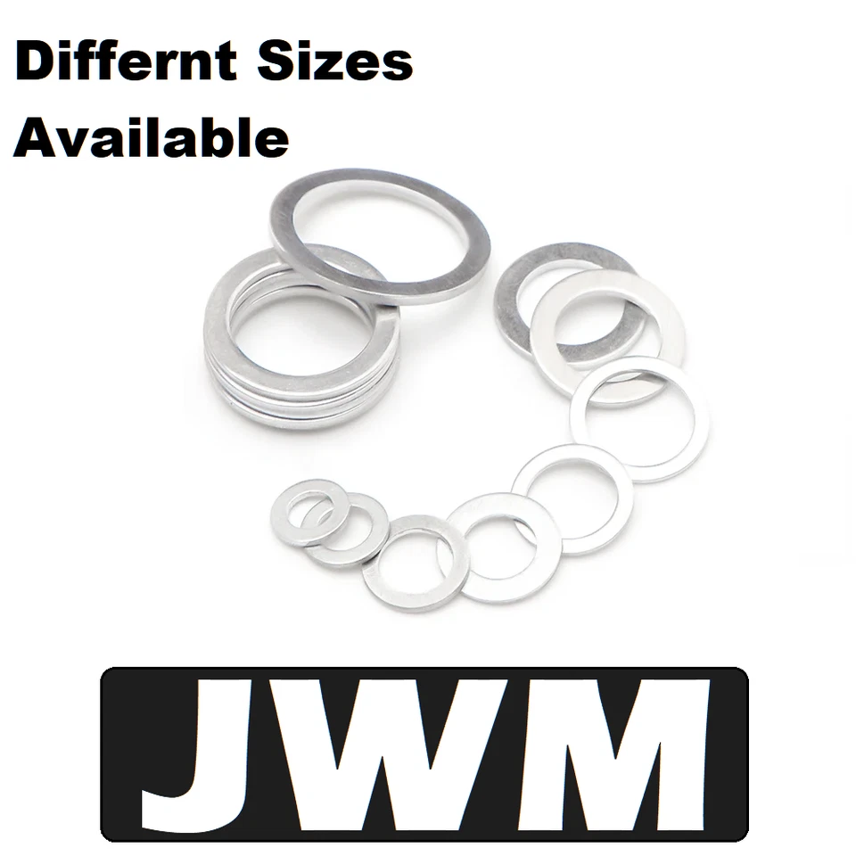 Aluminium Sump Plug Washer x 10 for BMW 3 Series Compact E36 318tds 1995-2000 - Image 3 of 4