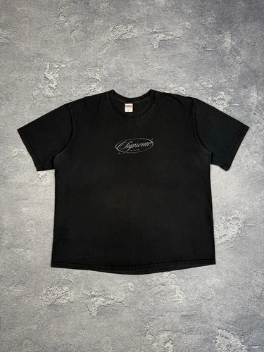 Tee shirt Supreme Classics XL NOIR DÉLAVÉ