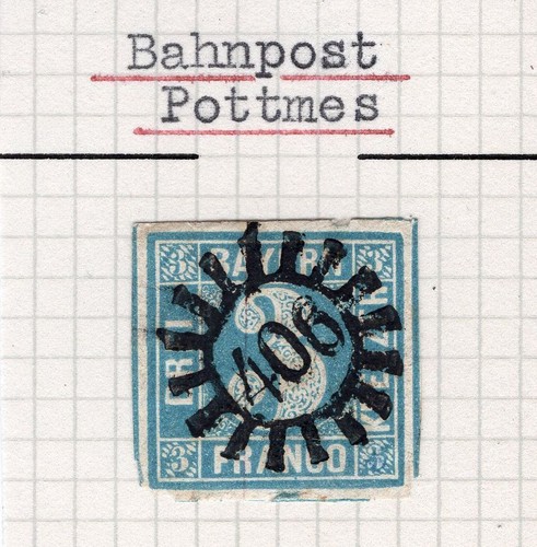 Bayern Print Number 406 Gest. (BA0741)