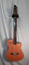 Godin 025343 A12 Natural Sg Solid Cedar 12 String Steel String Guitar W/ Bag New