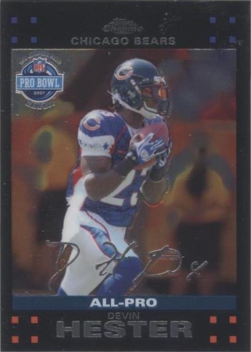 2007 Topps Chrome Devin Hester #TC49 - 1 of 2