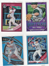4 Serial # Card Lot Trea Turner 2014 Purple RC 107/149, 57/99,  34/50 & 33/35