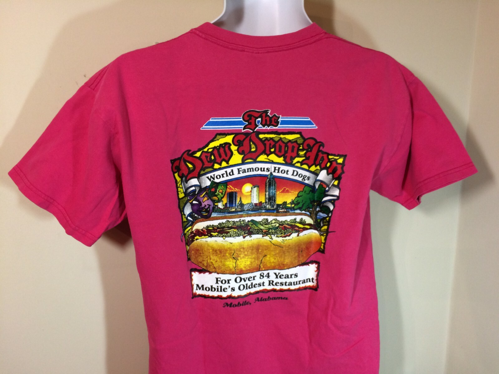 THE DEW DROP INN HOT DOGS MOBILE ALABAMA EMBROIDERED Adult TShirt