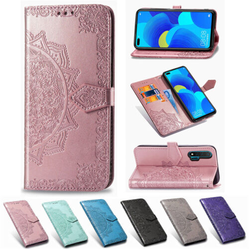 For Huawei Nova 6 5T 10 Pro 9SE 8i P30 Lite Flip Wallet Leather Phone Case Cover - Afbeelding 1 van 24