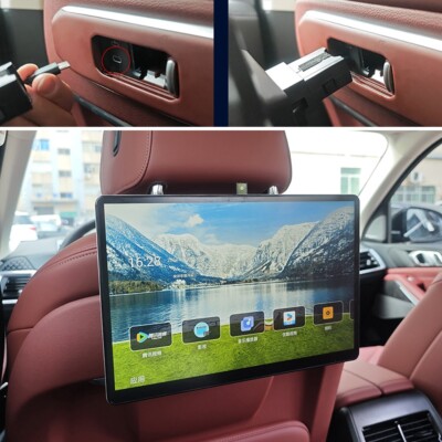 For BMW i7 2024 Android Car Rear Seat Player Video Music Bluetooth ...
