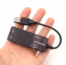 Electronic Detection Use Automobile MINI USB Voltage and Current Tester Detector