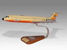 BAC 1-11 Leeward Islands Air Transport Desk Wood Airplane New Model Small Scale