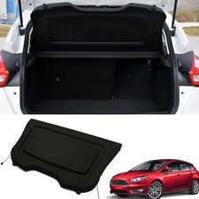 Cargo Cover Fit For 2012-2018 Ford Focus Rear Trunk Luggage Shade Cover Black