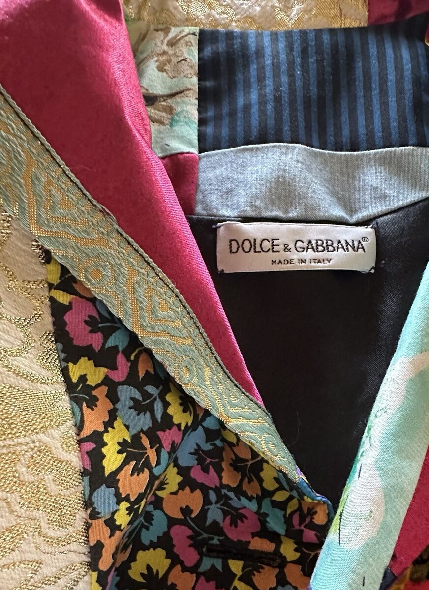 DOLCE & GABBANA* Vintage Runway S/S 1993 Patchwork Jacket DOLCE & GABBANA* Vintage Runway S/S 1993 Patchwork Jacket