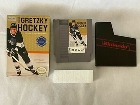 Wayne Gretzky Ice Hockey NES Game Box Nintendo