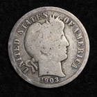 1903 Silver Barber Dime GOOD FREE SHIPPING