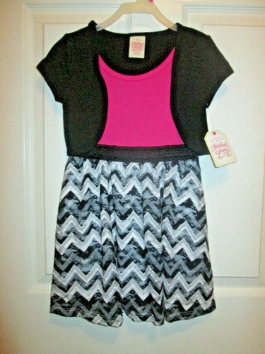 NEW FADED GLORY GIRLS SHRUG LACE DRESS Size XS 4/5 EASTER CHURCH
