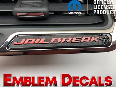 Dodge Challenger JAILBREAK Passenger Vent Decal 2022 2023