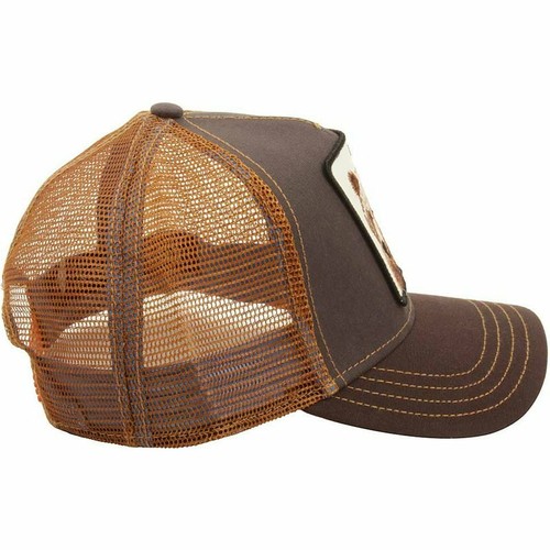 Goorin Animal Farm Trucker Baseball Snapback Hat Cap Grizzly Bear Brown Grizz - Picture 4 of 6