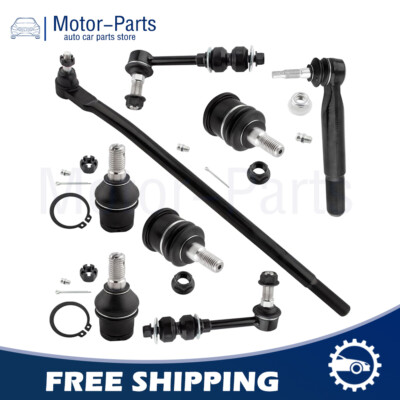 Front Tie Rod Upper Lower Ball Joints Sway Bar End Link for Dodge Ram 2500 3500