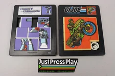 Lot of 2 Vintage APC Hasbro Slide Puzzles - Transformers Megatron & GI Joe