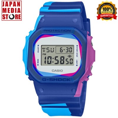 CASIO G-SHOCK DWE-5600PR-2JR Over Print Limited Edition Case Set Men Watch NEW