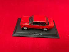 Modello Fiat 131 Abarth 1976 colore rosso scala 1:43 usato (f71)