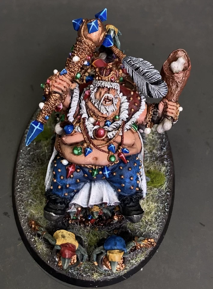 Ogre Kingdoms Overtyrant Greasus Goldtooth Warhammer presale painted Miniatures - Image 4 of 4