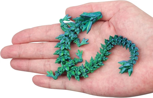 3D Printed Dragon Egg Full Articulated Crystal Dragon Fidget Toy Home Decor Toys - Picture 7 of 8