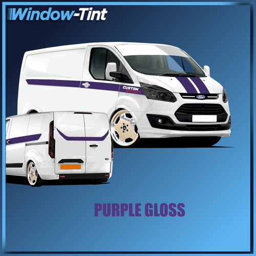 FOR FORD TRANSIT CUSTOM VAN SWB SIDE RACING STRIPE VINYL STICKER GRAPHICS KIT - Picture 13 of 20