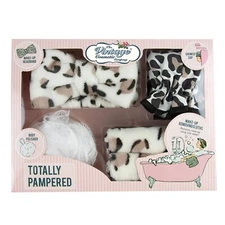 The Vintage Cosmetic Company Totally Pampered Bath Accessories - 4 Piece Set