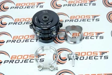 Tial Q Series Blow Off Valve BOV Black 50mm -10 psi Spring w/ Mild Steel Flange