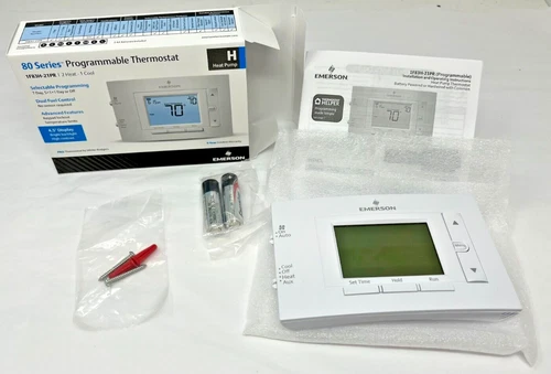NEW Emerson 1F83H-21PR Heat Pump 2H/1C Programmable Thermostat 80 Series