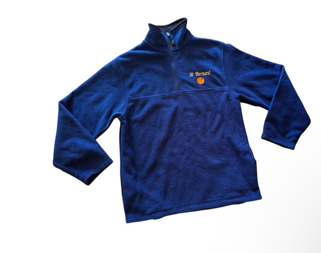 Timberline Colorado Mens Long Sleeve Blue 1/4 Zip Fleece Jacket St