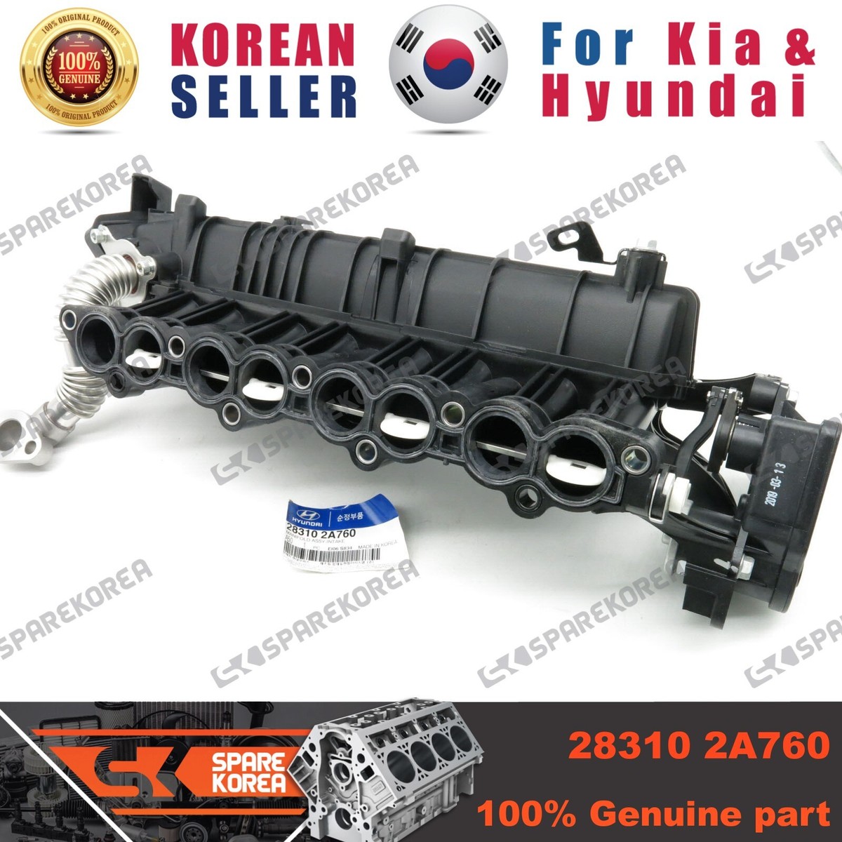 Genuine/OEM 283102A760 MANIFOLD ASSY-INTAKE for Hyundai I30 15 | eBay 