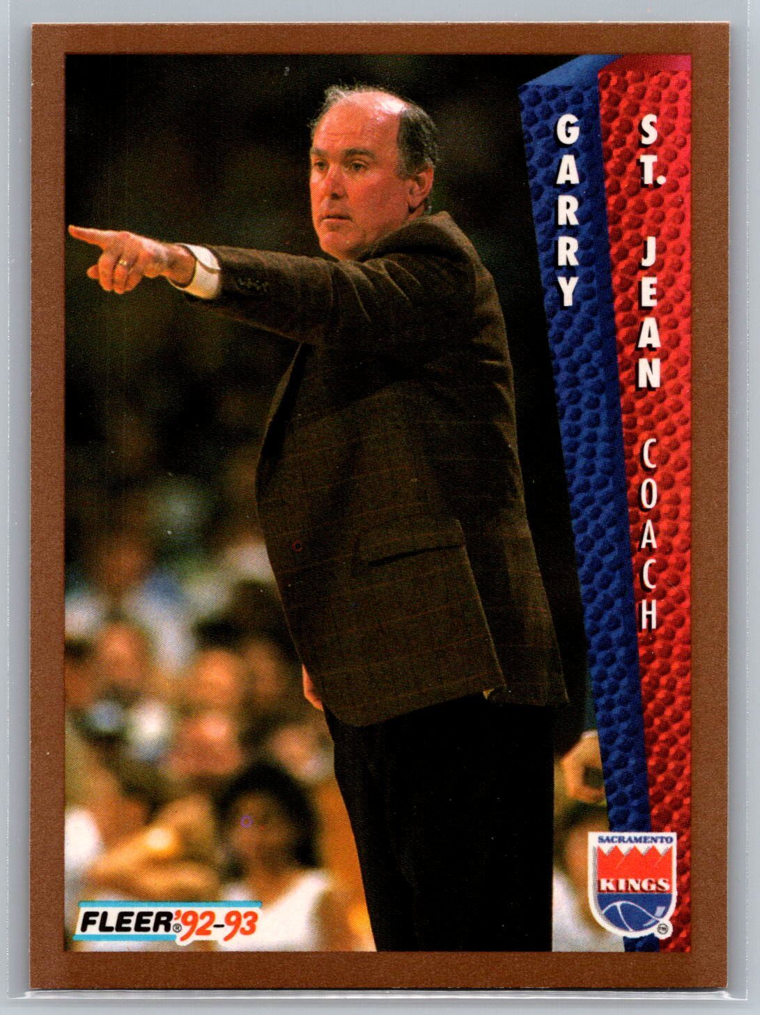 Garry St. Jean 1992-93 Fleer BASKETBALL #197 Sacramento Kings RC
